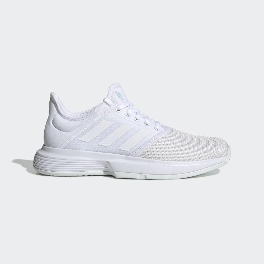 Pantofi Tenis Adidas GameCourt Dama Romania - Albi/Albastri EE3813